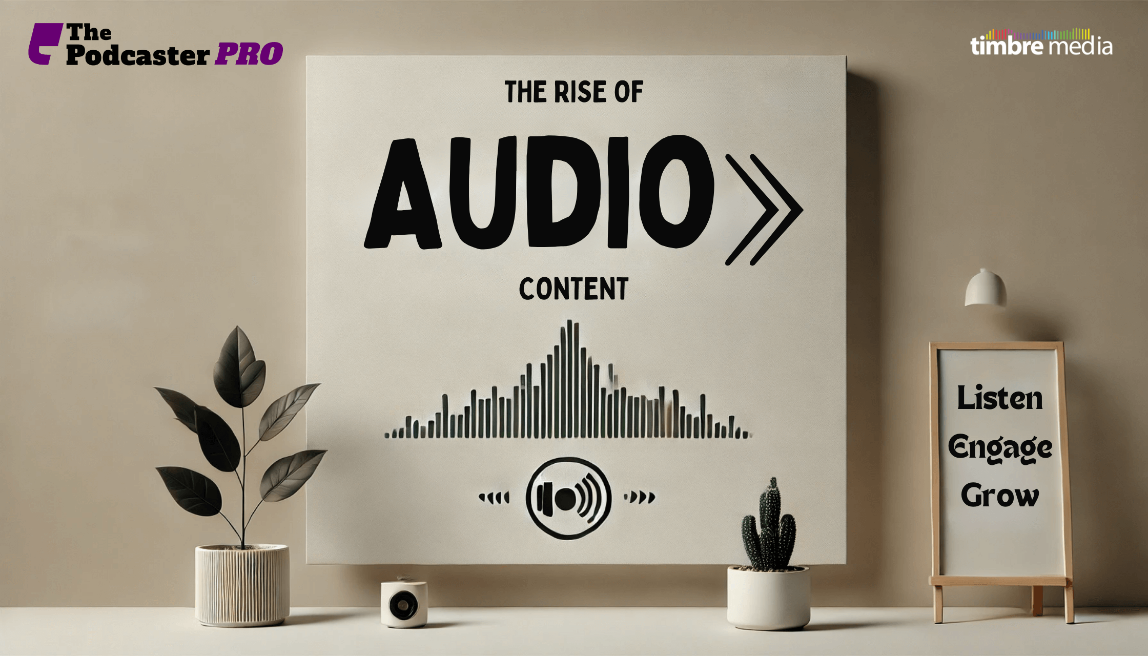 the audio content